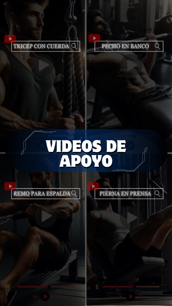 Rutina Semanal Gym - Imagen 3
